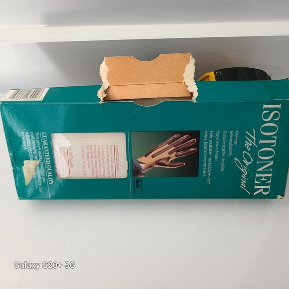 Vintage Aris Isotoner The Original GREY Women's One Size Driving Gloves - Picture 8 of 13